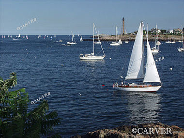 Sailing Marblehead
The lighthouse at Chandler - Hovey park looks over boats both returning to harbor and those still dotting the horizon. 
Keywords: lighthouse; Marblehead; sailboat; picture; photograph; print